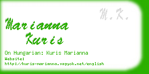 marianna kuris business card